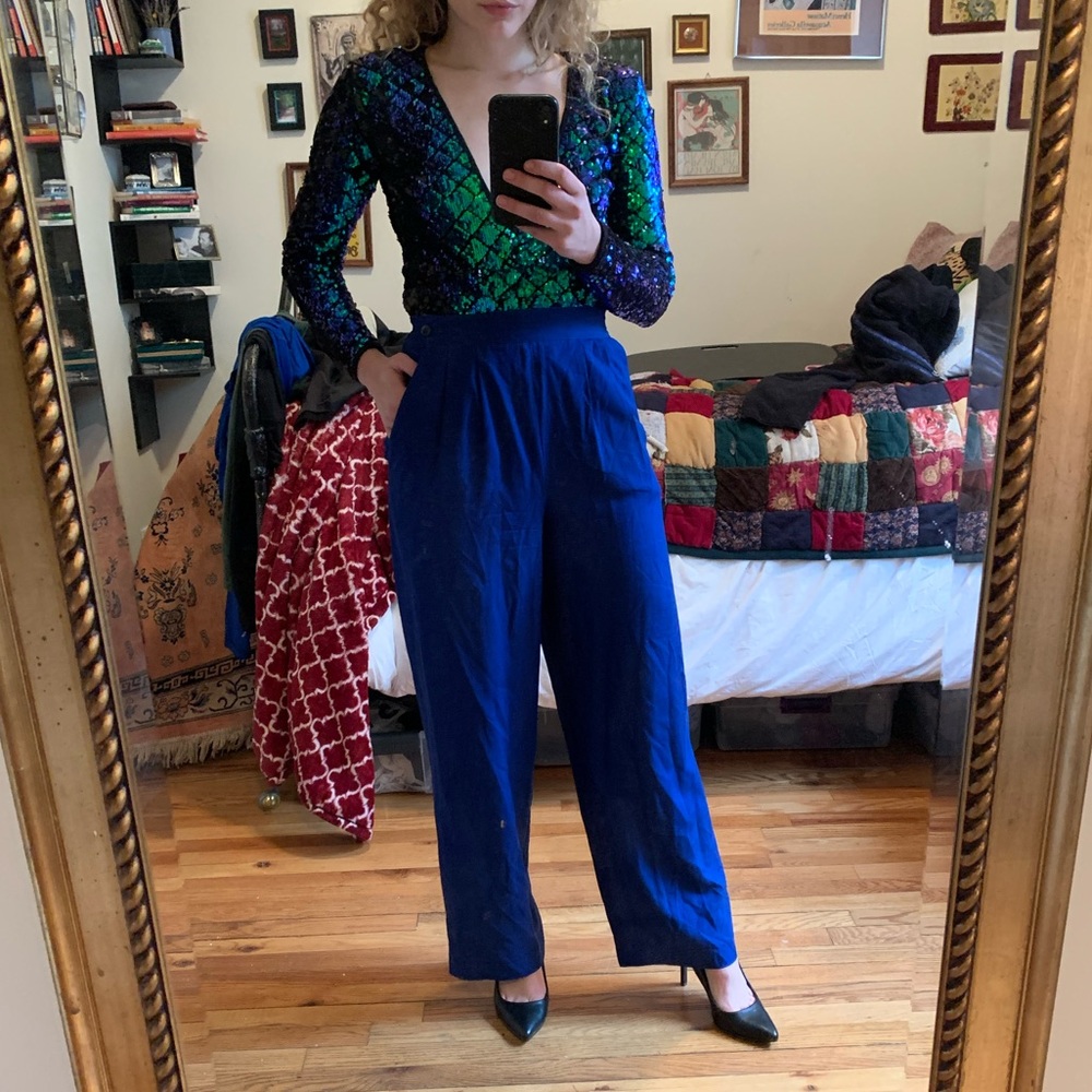 Lac Bleu Sequined Romper